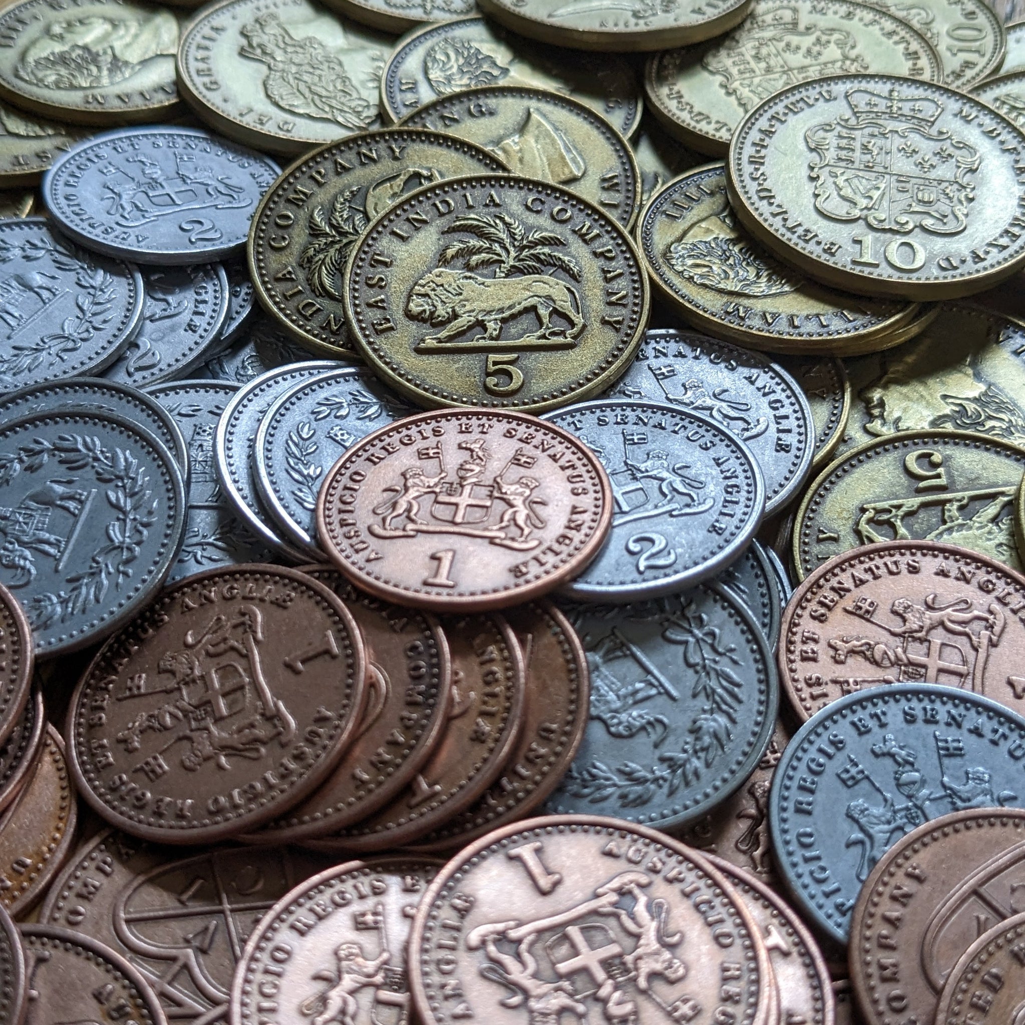 John Company Metal Coins -  Wehrlegig Games